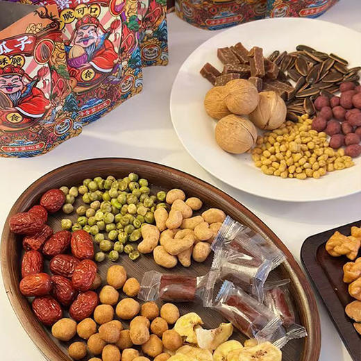 【甄选好坚果❗️精致礼盒装】刻凡食来运转坚果礼盒新年混合坚果国潮礼盒装年货节日送礼。jc 商品图3