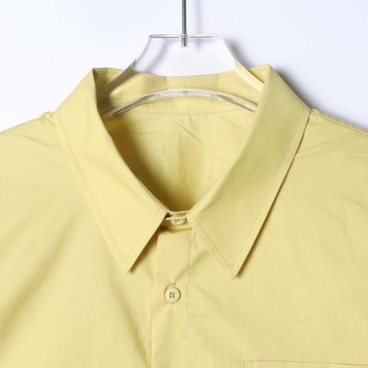 265010SDSA男士秋冬新款痞帅男装韩版简约纯色翻领长袖衬衣宽松百搭衬衣 商品图2