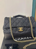 Chanel 孟买系列 金标手柄 雾面磨砂 牛皮 大号 斜挎包 商品缩略图0