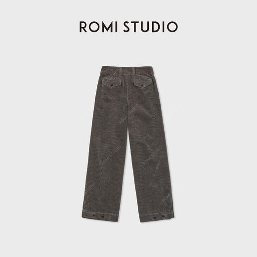 ROMI STUDIO"复古韵味"高支高密加厚定染灯芯绒直筒裤RWDSXY1556 商品图1