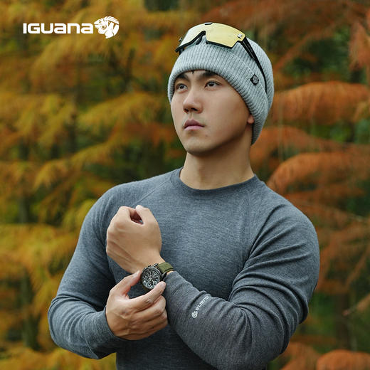 羊毛系列 情侣款进口澳洲纯羊毛针织帽户外出游防寒毛线帽（内购专享） 商品图1