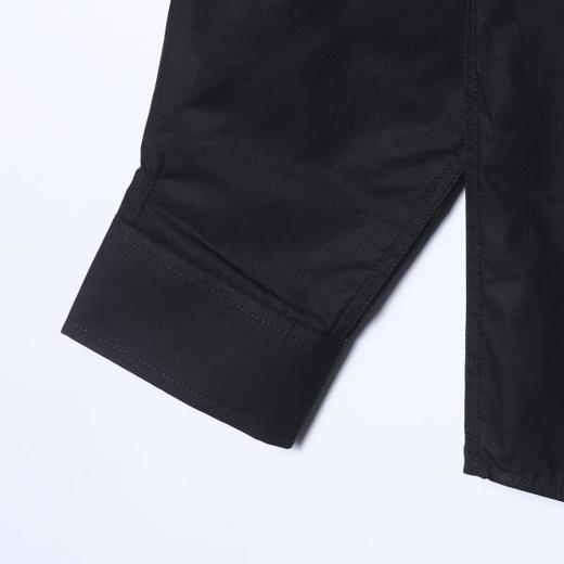 265010SDSA男士秋冬新款痞帅男装韩版简约纯色翻领长袖衬衣宽松百搭衬衣 商品图4