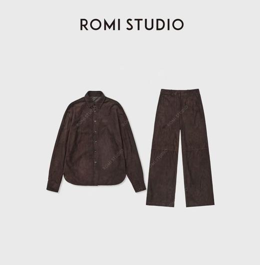 ROMI STUDIO“棕标系列”非洲混种小羊皮细密绒感皮套装 RWCWXG7017 商品图0