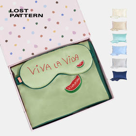 真丝眼罩枕套两件套礼盒yc0225003