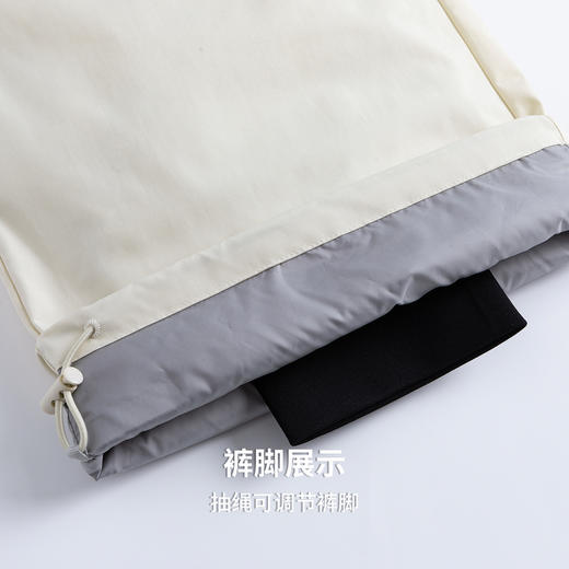 【5A级抑菌鸭绒&抗静电&防水】圣得西2025年秋冬季女款羽绒工装裤 商品图9