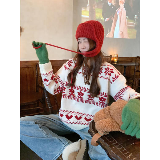 <曾小咸推荐>现货秒杀 ！微信超特价！韩系费尔岛毛衣 日常189.99 立减110 秒杀79.99！！ 商品图2