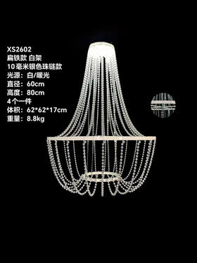 XS2602银色珠链吊件（运费自理）