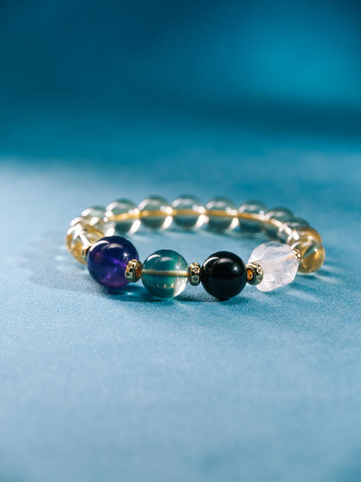  迷罗元和堂 五念流珠 原创手作 五行循环 生生不息 珠径1.0【器悟雅玩】 商品图2