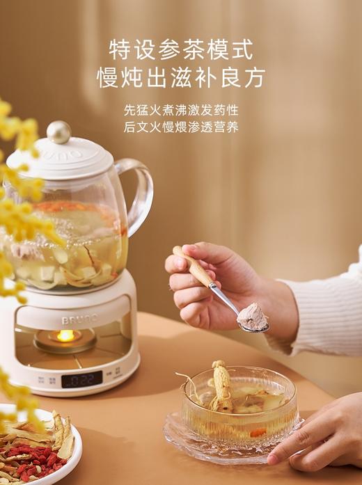 日本BRUNO烛光调奶器养生壶纯钛炖煮家用多功能小型办公室煮茶电热水壶  XHR 商品图3