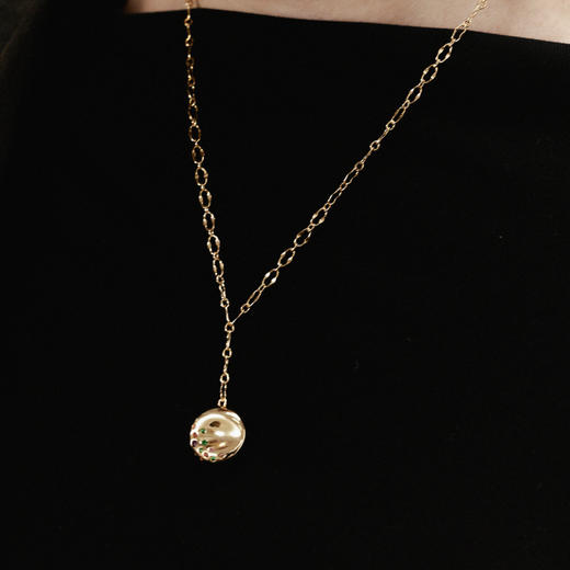 【LAGOMIST】早餐系列 | 金/银砂糖贝果项链 商品图6