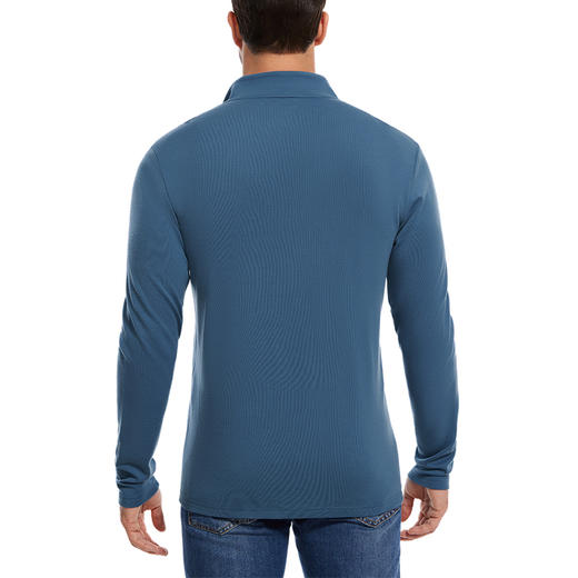 IGUANA 羊毛系列 美利奴羊毛男士内搭保暖打底衫户外半拉链上衣（ZX） 商品图5