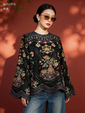B252978刺绣上衣