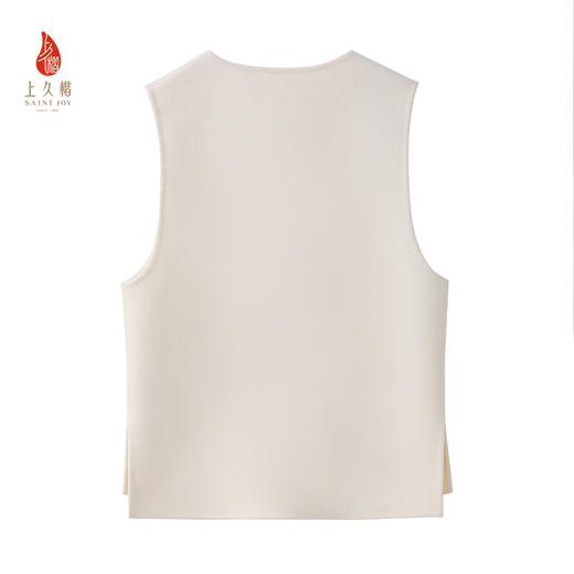 上久楷新中式轻奢女式宋锦女式羊绒马甲 夏五吟梅图 CY1045206015 商品图3