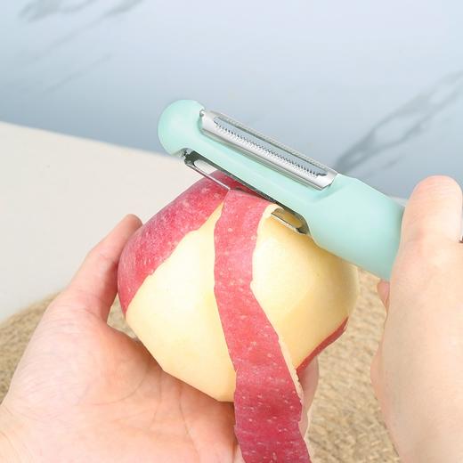 一刀多用 可切可 | 意大利尚尼帕尔玛削皮器三合一多功能削皮器，含便携包装（浅衫绿） 商品图9