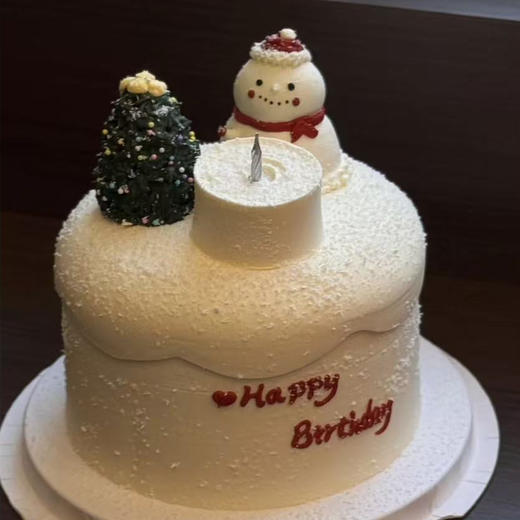 雪人蛋糕（奶油霜提前2天预定）需自提 商品图0