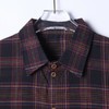 33261SDSA男士秋冬新款痞帅男装韩版简约撞色格纹格子设计长袖衬衫百搭 商品缩略图2