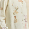 【林栖设计小店】宋瓷雅画|绵羊毛印花米白花边新中式2026春新款毛织外套1961050 商品缩略图7
