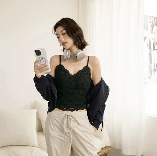 出口原单原单钩花蕾丝美背 商品图2