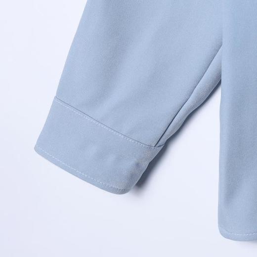 7003SDSA秋冬新款痞帅男装优雅法式叠穿拼接长袖衬衫简约百搭衬衣时尚 商品图4