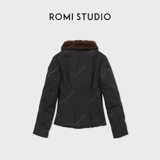 ROMI STUDIO 90白鹅绒派克毛领收腰显瘦羽绒服外套 RWCWWG7105 商品图1
