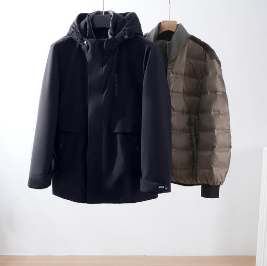 男士福利三合一可拆卸90白鹅绒商务通勤精品鹅绒服 商品图6