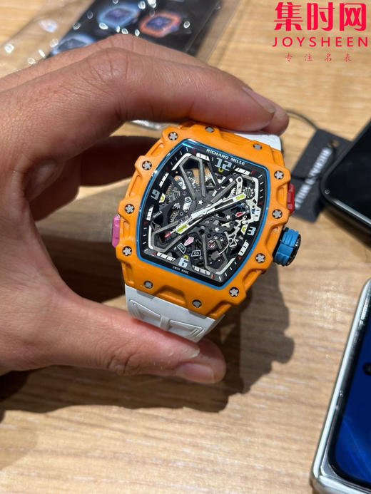 RM理查德米勒RM35-03系列 NTPT碳纤维壳 已发布5款产品 男士腕表 采用定制一体机 正面可看到摆轮摆动 纤薄壳套13.5mm 商品图0