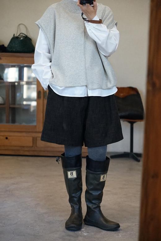 ALBUM DI FAMIGLIA 宽松休闲棉毛短裤 商品图3