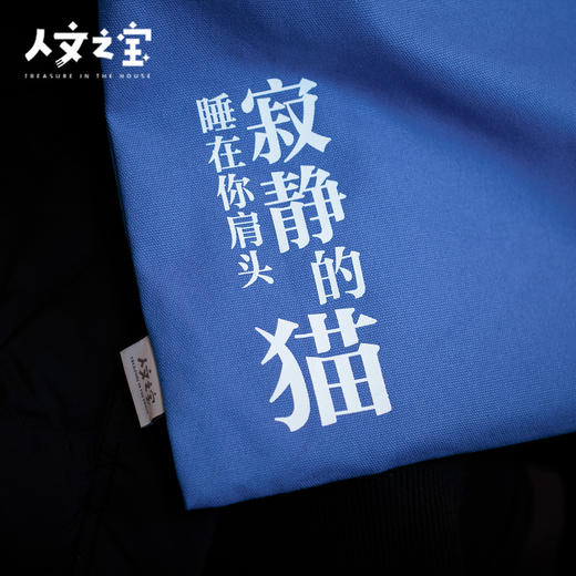 【人文之宝】海子系列 · 诗歌帆布包（猫咪款） 商品图1