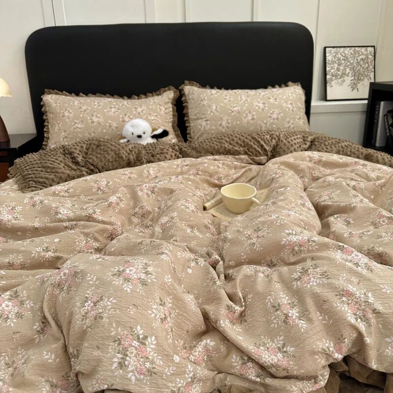 双面蓄热四件套，暖糯的绒绒，治愈冰凉的冬季~⁧