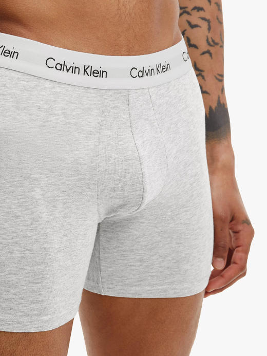 出口韩单 西K盒装三条入 弹力平角裤四角裤内裤  PJ068 商品图3