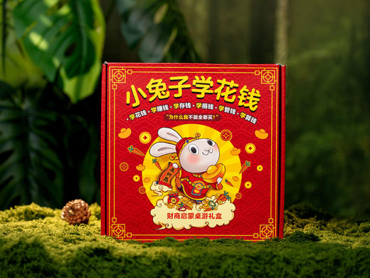 《小兔子学花钱财商桌游礼盒》（绘本全6册+定制桌游）|儿童财商启蒙经典绘本，畅销超120万册，好读好玩，正确培养孩子三观、思维、财商 商品图3