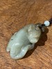 褐沁白玉雕貔貅兽吊坠，顺丰包邮 商品缩略图14