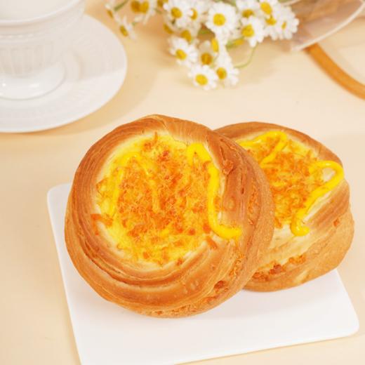 ❤️【杏花村.蛋黄肉松披萨面包&杏仁蛋挞面包】😎这面包是把中式咸香和软面包揉透了，🥰杏花村老上海包装 🔺红妆衬白花的中式喜盒样式、一拎手就透着传统点心的雅致 商品图4