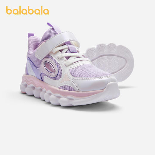 巴拉巴拉童鞋儿童运动鞋女童春秋舒适透气网布鞋校园百搭轻便跑鞋 商品图1