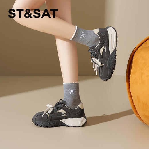 星期六复古美拉德百搭软底阿甘鞋SSC3112CGB 商品图8