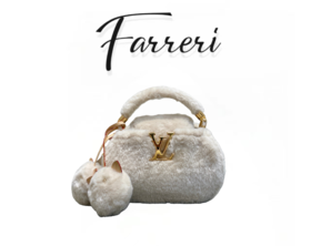 驴家 Capucines羊羔毛手袋