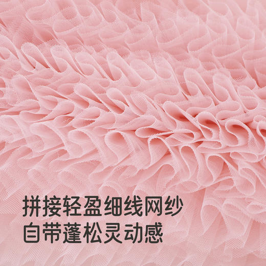 【商场同款】英氏儿童连衣裙女童秋冬新款长袖连衣裙浅粉色新中式公主裙拜年服 商品图2