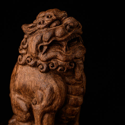 星洲系印尼沉香雕刻摆件精微木雕刻 商品图3