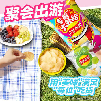 乐事（Lay's）薯片 巨无霸吃货零食大礼包 肩扛大零食1kg   零食礼包 春游零食 商品图1