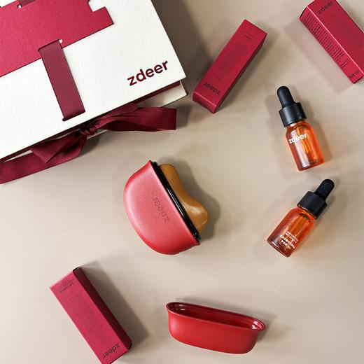 【zdeer左点砭石按摩器】 左点电动刮刮板面部按摩 礼盒款  （赠10ml精油*5瓶） 商品图5