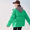 西遇立领羽绒服女2023年冬季新款韩版保暖加厚短款上衣开衫外套12020976 商品缩略图2