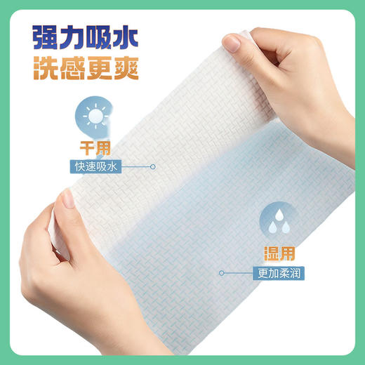 ITO抽取式干湿两用EF纹理一次性洁面巾 60抽【一般贸易仓发货】 商品图2