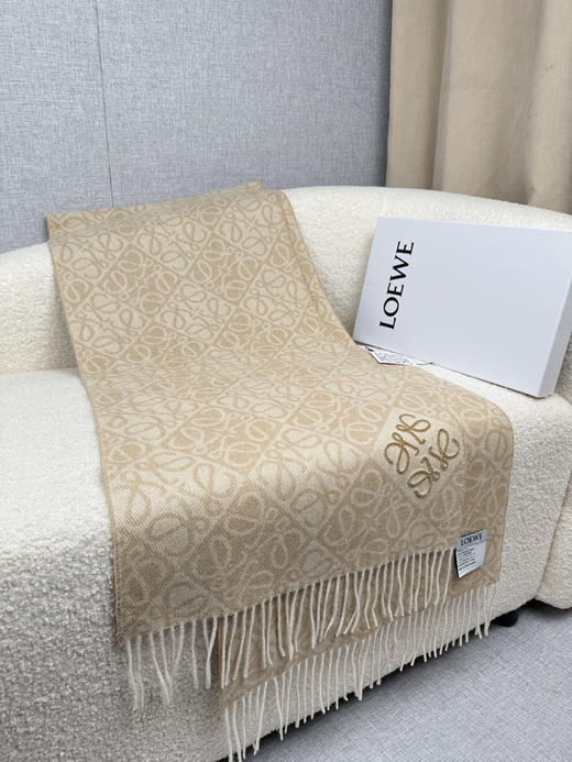 秋冬特惠💰300 罗意威围巾【棋盘格-植绒-刺绣】 商品图4