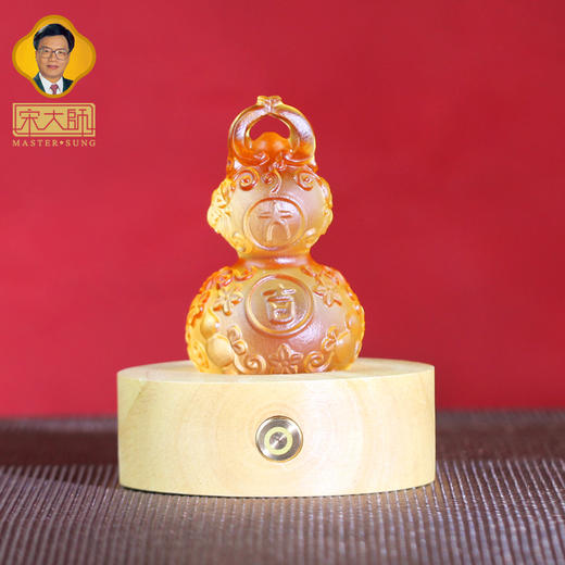 宋韶光集雅轩2026马年一路瓶安 葫芦财鹿 古法琉璃车摆件桌面摆件 商品图4