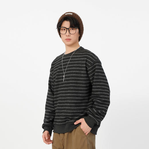 基础条纹圆领毛衣-纪念日百货门店同款168994897 商品图2