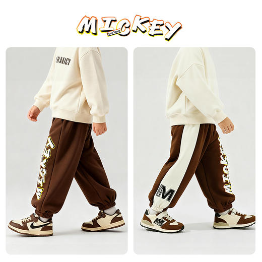 迪士尼米奇卡通印花潮酷长裤XD3DK002 商品图2