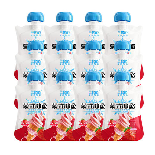 兰格格蒙式冰酪草莓味180g*12袋 商品图4