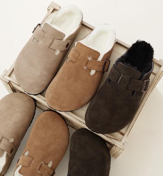  Sacha雪地靴 BTPJ-22047-1加毛半拖博肯 商品图0