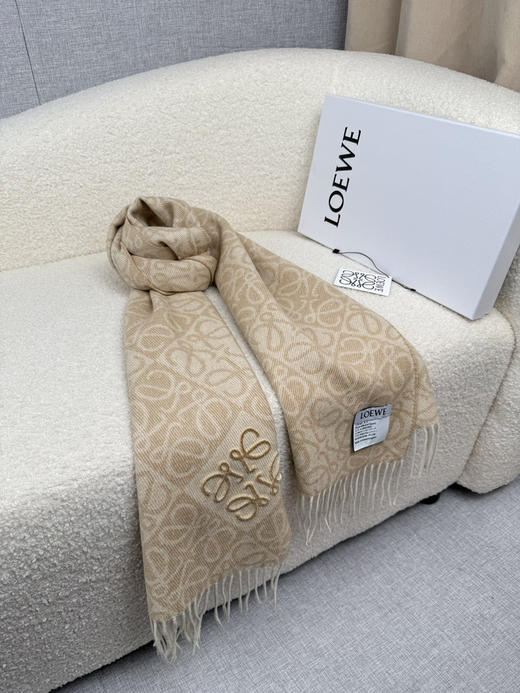 秋冬特惠💰300 罗意威围巾【棋盘格-植绒-刺绣】 商品图6