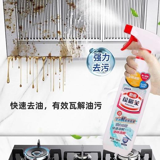 买一送一超值装葆俪莱厨房油污深层清洁剂油烟机重油解垢泡泡净强力去油（瓶身污损介意勿拍） 商品图0